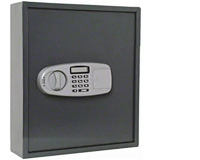 Wall-mounted security key safe with a digital keypad